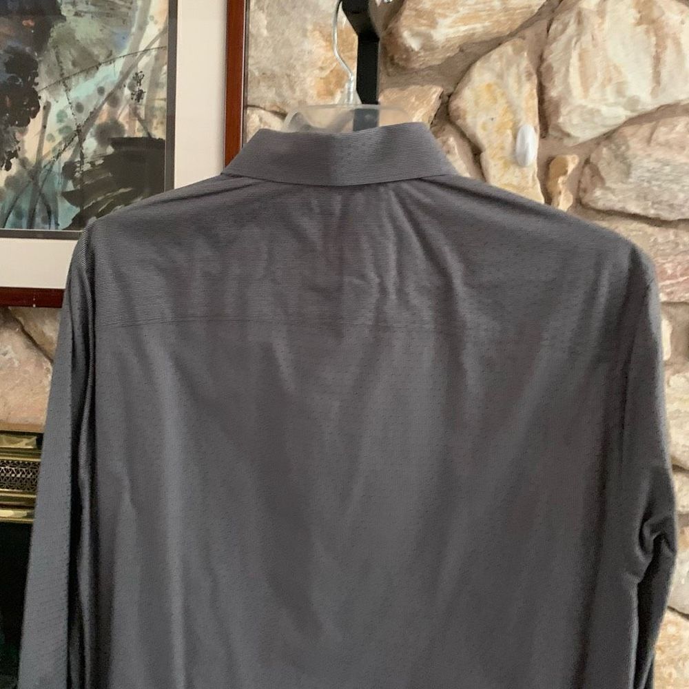 👔Perry Ellis grey button down - Picture 9 of 10